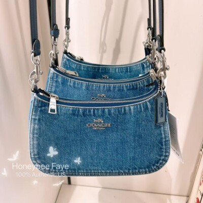 バッグ Coach Shoulder Bag 2way Denim Signature Discover the Ultimate Elegance: COACH Pace Shoulder Bag in Signature J