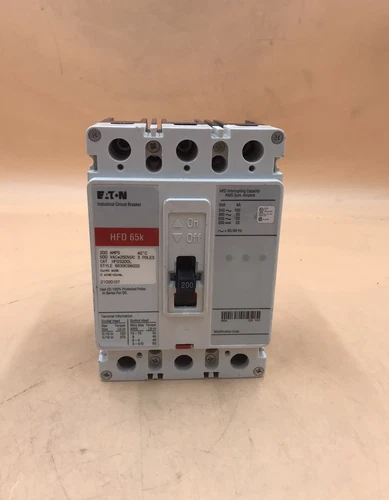 Nuevo disyuntor Eaton HFD3200L HFD3200L 1 PIEZA A TRAVÉS DE DHL/FedEx/UPS envío rápido - Imagen 3 de 8