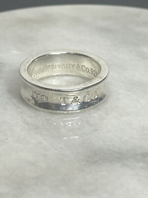 【ユーズド品】TIFFANY　Curved Band Ring　＊719 ユーズド品】TIFFANYCurved Band Ring＊719