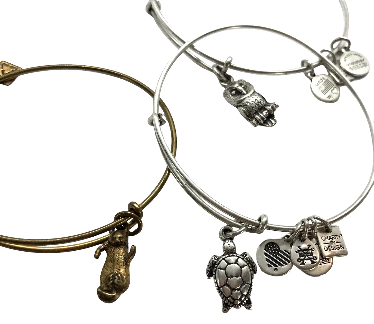 Alex and ani owl bracelet deals