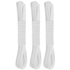 FOOTMATTERS No Tie Flat Stretch Shoe Laces - 3 pairs