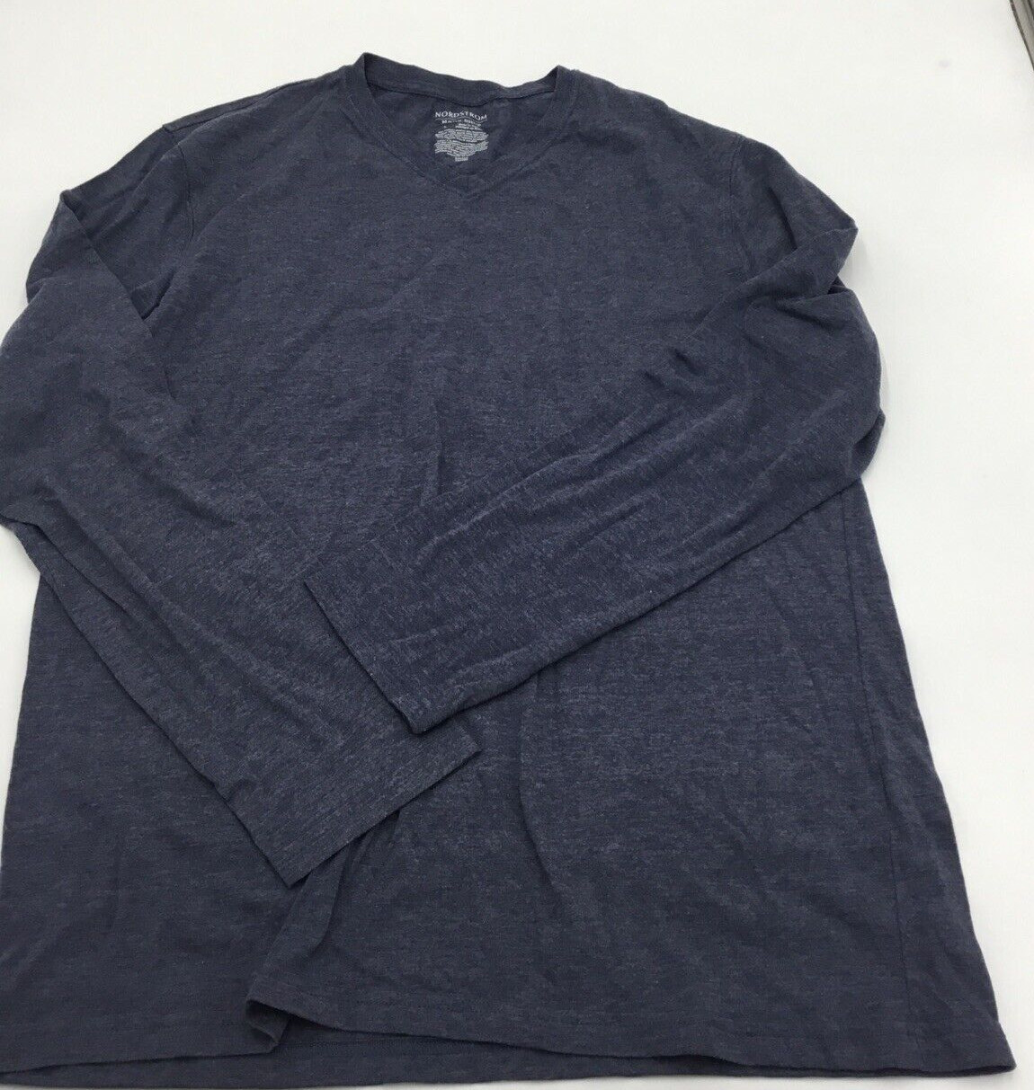 Мужская футболка Nordstrom с длинным рукавом, темно-синий Iris, XL