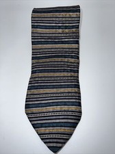 Machado George Machado Neck Tie Teal Black Yellow Greys Handsome