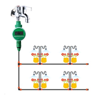 LCD Display Electronic Garden Watering Timer Automatic Irrigation Controller