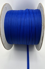 Polyurethane 3/8 inch 6mm braid expandable cable sleeving UV Blue 16.4 Ft 5m 