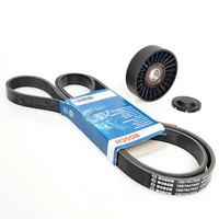 Bosch 6PK1805 Keilrippenriemen + Rolle FüR Opel Astra G Omega Vectra Zafira Saab