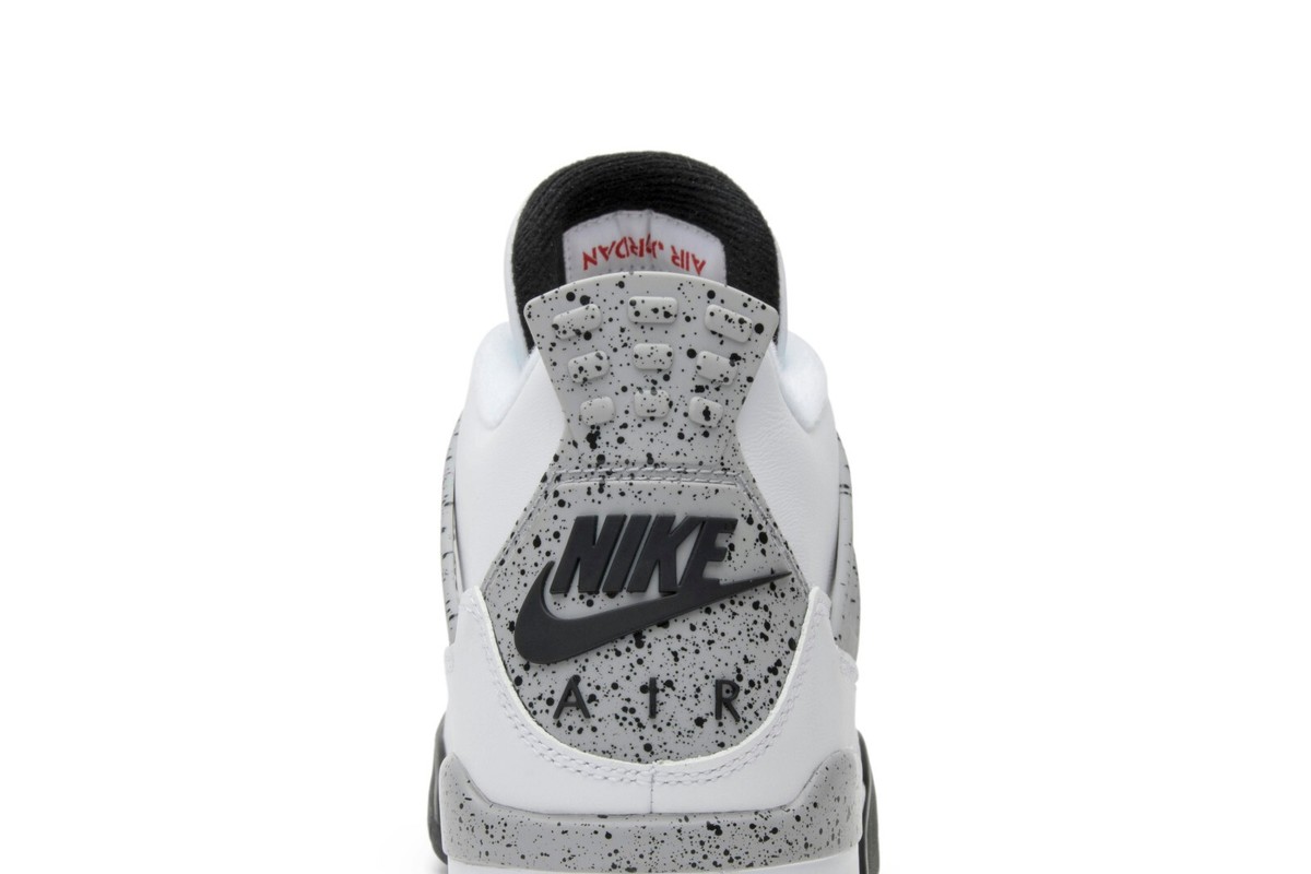 Nike Air Jordan 4 Retro White Cement 2016 840606-192 Men's