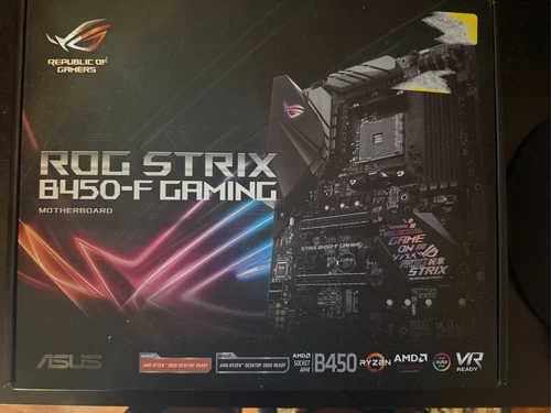 USED ASUS ROG Strix B450-F Gaming AM4 ATX DDR4-3200 Motherboard - Black