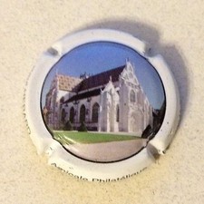 Capsule de champagne HERARD Paul église de BROU (19. contour blanc)