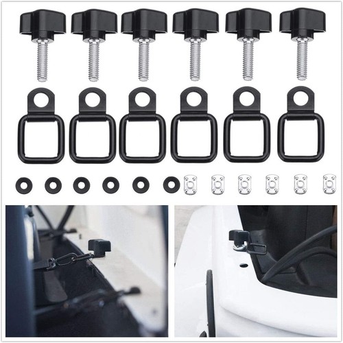 8x Hardtop Screw Fastener Nuts Bolts Kit For 1995-2018 Jeep Wrangler 2 & 4 Door - Foto 9 di 9