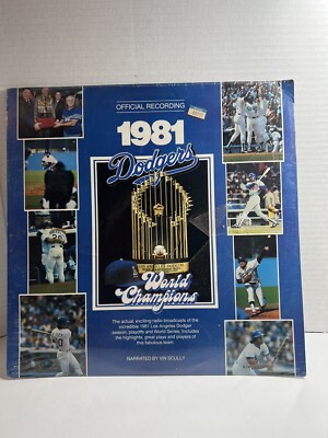 1981 World Series Champions Los Angeles Dodgers Vinyl Records Vin Scully  SEALED