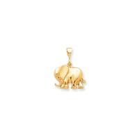 10k Yellow Gold Walking Elephant Charm Pendant - 17x25mm 2.27 Grams on sale 10k Yellow Gold Walking Elephant Charm Pendant - 17x25mm 2.27 Grams on sale