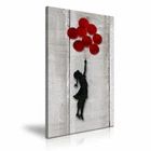 BANKSY Balloon Girl Fly Away Grafitti Print Canvas Wall Art ~ 5 Sizes To Choose