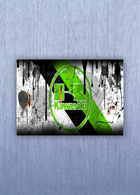 Kawasaki Motorcycles Custom Art Trading Card Photo Magnet z19 | eBay