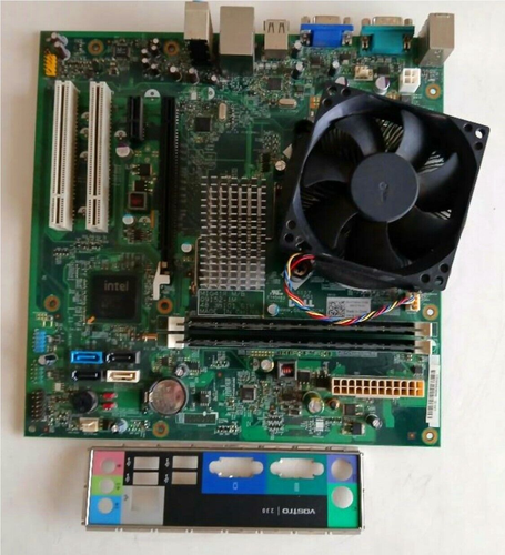 A Dell Motherboard Combo, Quad Core, Heatsink, I/O shield, 4 GB Ram - Afbeelding 8 van 8