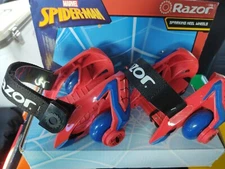 Razor Jetts Heel Wheels- spiderman marvel sparks adjustable NIB