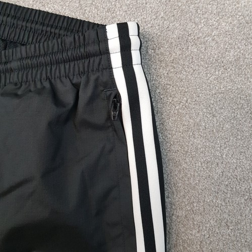 Adidas Mens Tracksuit Bottoms XL Black Shell Pants Originals Trefoil Superstar - Picture 3 of 9