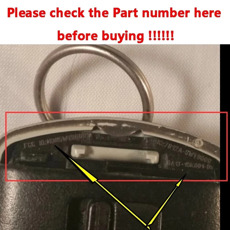 164-R7995 для Ford Escape C-max 2013 2014 2015 2016 2017 умный дистанционный брелок 5B - Изображение 3 из 4