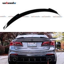 For 2015-2020 2019 Acura TLX Sedan V-Style Glossy Black Rear Trunk Spoiler Wing
