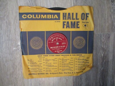THE  CHUCK  WAGON  GANG (''Shal l We Gather  At The River?'')78 Vinyl Record-1950s