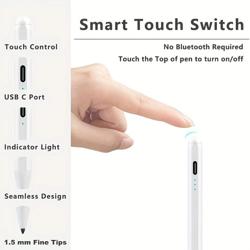 For Apple Pencil Stylus Pen for Apple iPad/ iPad Air / iPad Pro/ iPad mini Model - Afbeelding 4 van 8