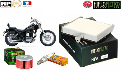Pack Révision Filtre à Air/huile Et Bougies Pour Honda FMX 650 RD12 2005-2007 - Neuf Japon