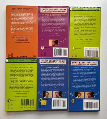 Fighting Fantasy Puffin bundle job lot x6 - 3,7,10,16,25,31 Battleblade, Nightma - Picture 2 of 10