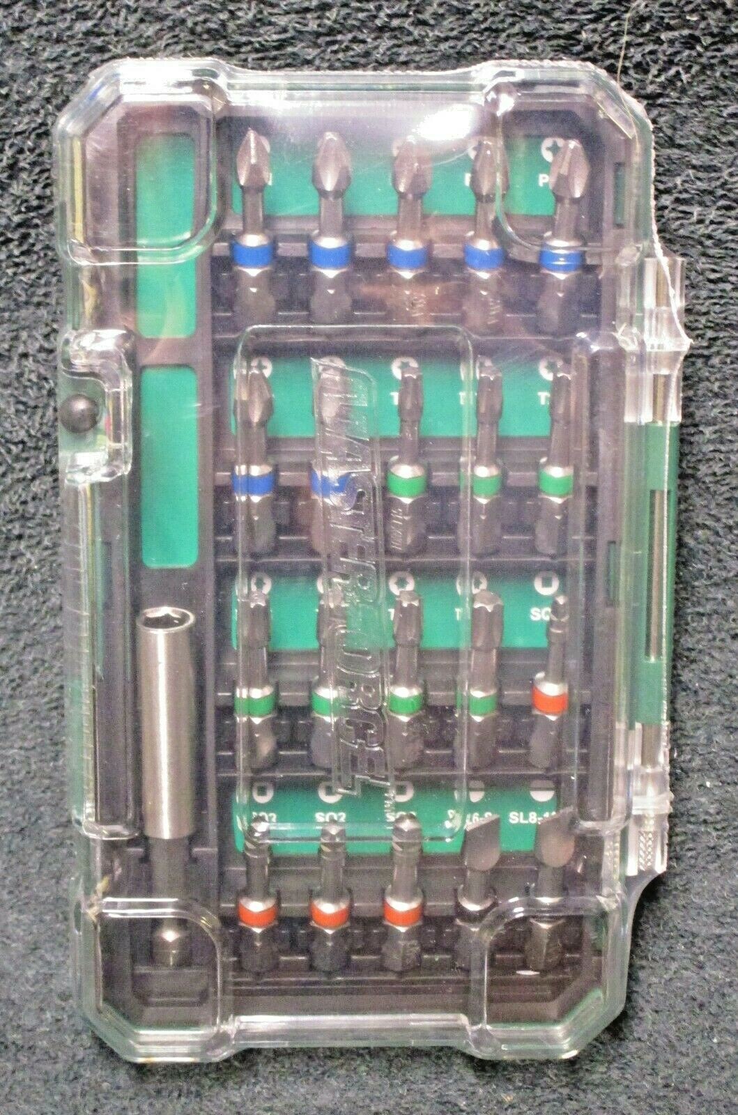 Masterforce Impact Driver Bit Set, 21 Piece w magnetic bit holder ...