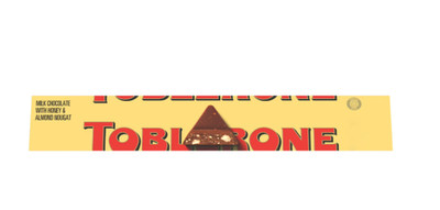 TOBLERONE Milk Chocolate Bar with Honey and Almond Nougat, 3.52 oz