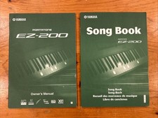 Owners Manual for Yamaha EZ-200 Digital Keyboard Portatone And Song Book Paperba