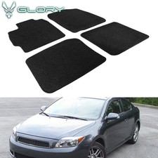 Fits 04-10 Scion Tc Oe Factory Floor Mats Front Rear Nylon Carpet Liner Black