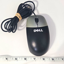 Dell 0CJ339 Wired USB Optical Mouse 1000 DPI 2-Button Scroll Wheel Black