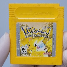 Pokemon Yellow Version Nintendo Game Boy Color Special Pikachu Edition Original