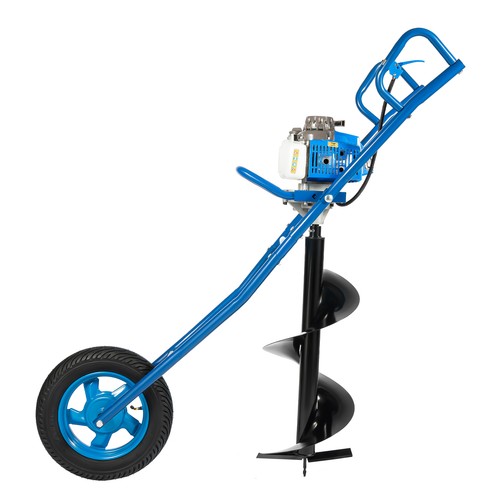 63CC Post Hole Digger 2-Stroke Gas Powered Earth Auger Borer Ground Drill - Picture 14 of 24