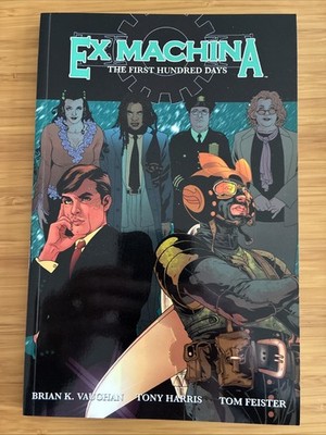 Ex Machina Vol 1 The First Hundred Days, Wildstorm 2005 TPB from Robin Williams!