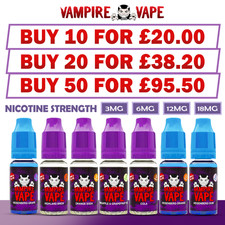 Vampire Vape E Liquid 1 x 10ml | Vape Juice | Heisenberg | Pinkman | Black Jack