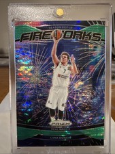 2024-25 Panini Prizm Euroleague Fireworks #10 Luka Doncic Green Pulsar 18/25