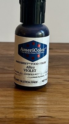 AmeriColor AmeriMist Airbrush Violet Food Color, .65 Ounce