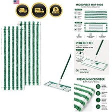 Libman Wet Dry Microfiber Mop Refills - 2 Pack Reusable Washable Microfiber...