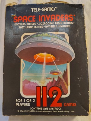 Atari 2600 Space Invaders CIB Tested No Manual