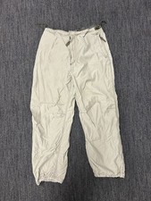 Vintage GAP Pants Mens L Cream Parachute Paratrooper Baggy Rave Utility Y2K 90s