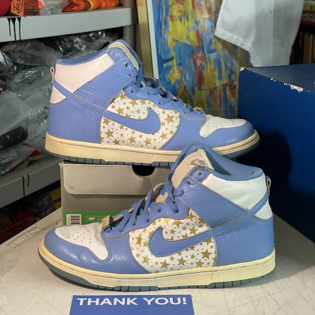 Nike Supreme x Dunk Pro SB High Blue for Sale | Authenticity