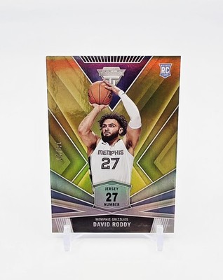 2022-23 Panini Chronicles Titanium David Roddy Rookie Gold /27 No. 454