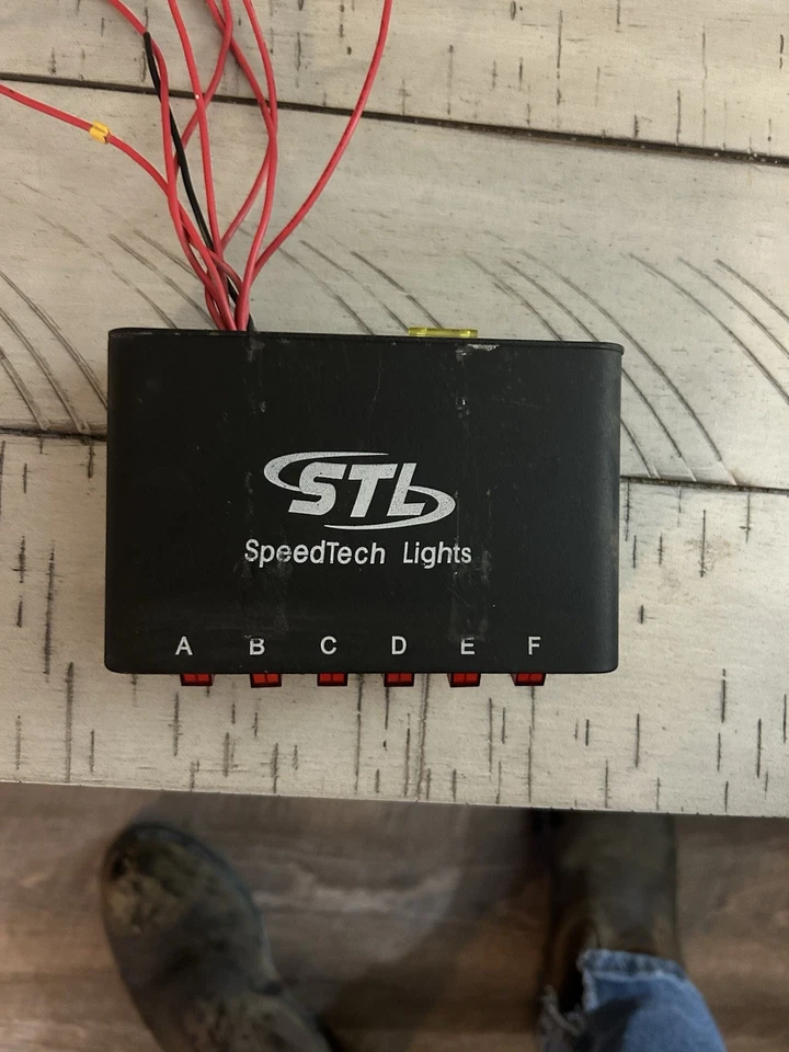 Luces de visera Stl azul sobre azul tiene desmontes y una barra de caja de interruptores estaba cableada Foto 2 de 4