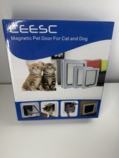 CEESC Extra Large Cat Dog Door Outer Size 11"x9.8" Weatherproof Magnetic Door