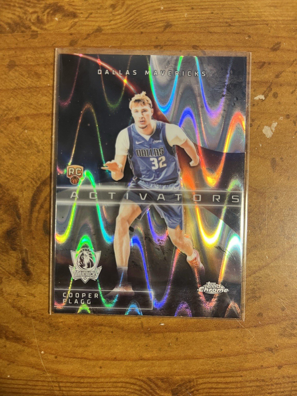 Topps Chrome NBA 2025-26 Cooper Flagg Rookie Activators Raywave Mavericks