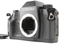 MINT Contax RX SLR 35mm SLR Film Camera Black Body DATA BACK from JAPAN 221