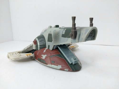 Star Wars☆ Boba Fett Ship/Slave 1~ Action Fleet Micro Machines 1996 5" Long - Picture 5 of 9