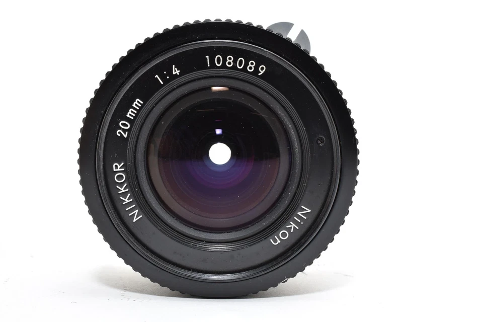 Nikon New Nikkor 20mm f/4 non Ai Wide Angle MF Lens 0539 - Image 3 of 4