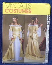 McCalls Costume Pattern 4414 Off Shoulder Ren...